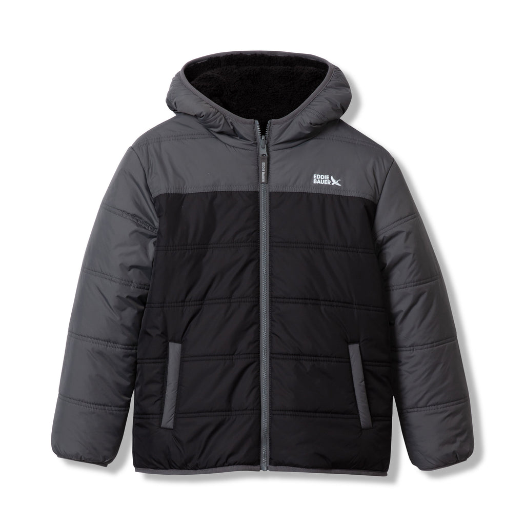 Boys Deer Harbor Reversible Hooded Jacket
