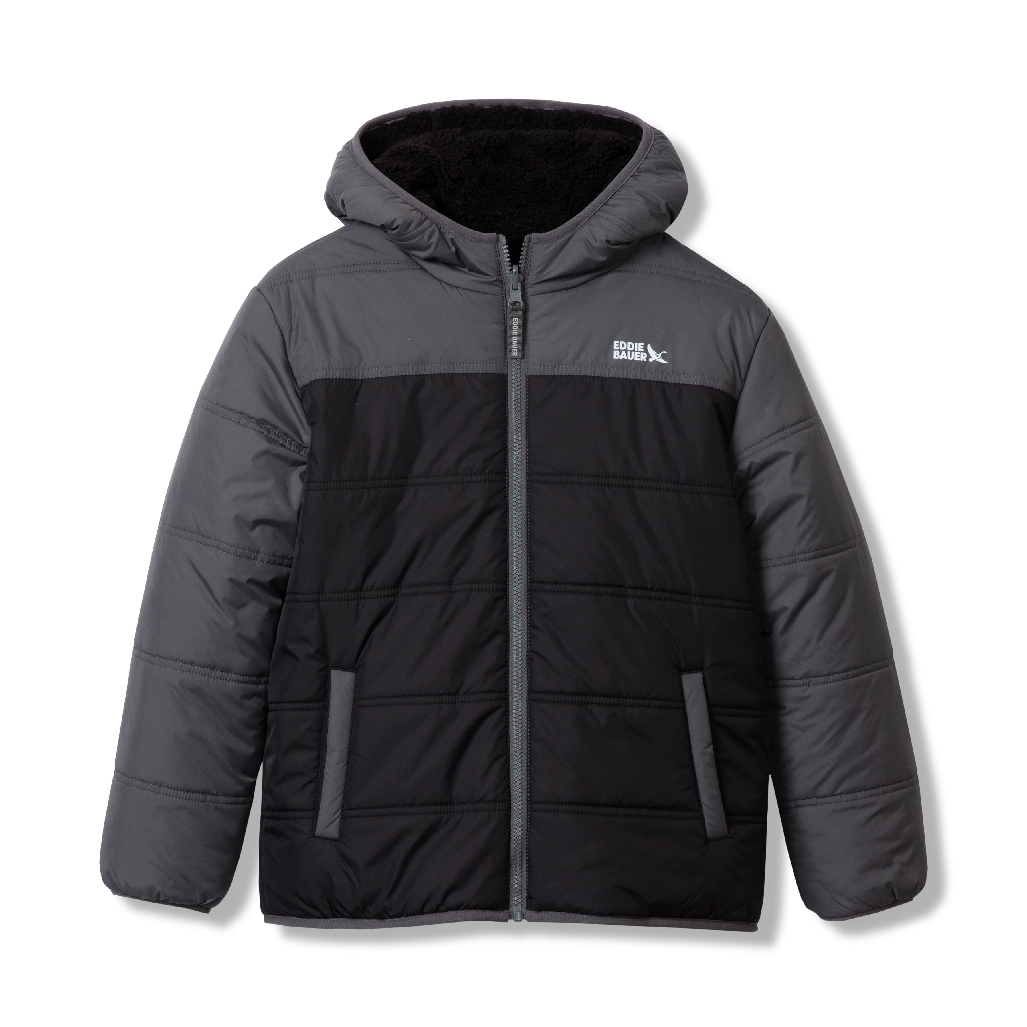 Boys Deer Harbor Reversible Hooded Jacket