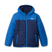 Boys Deer Harbor Reversible Hooded Jacket - NAVY BLUE