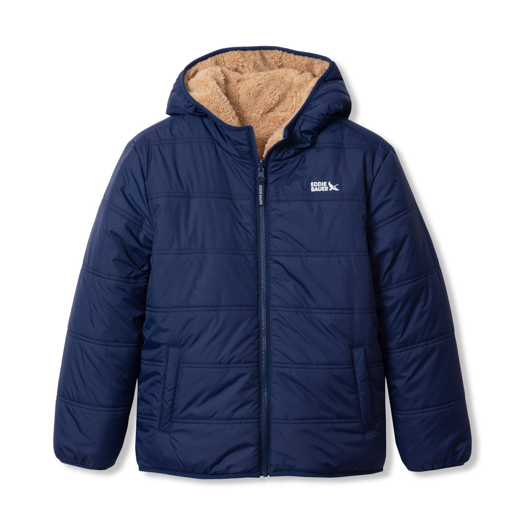 Boys Deer Harbor Reversible Hooded Jacket