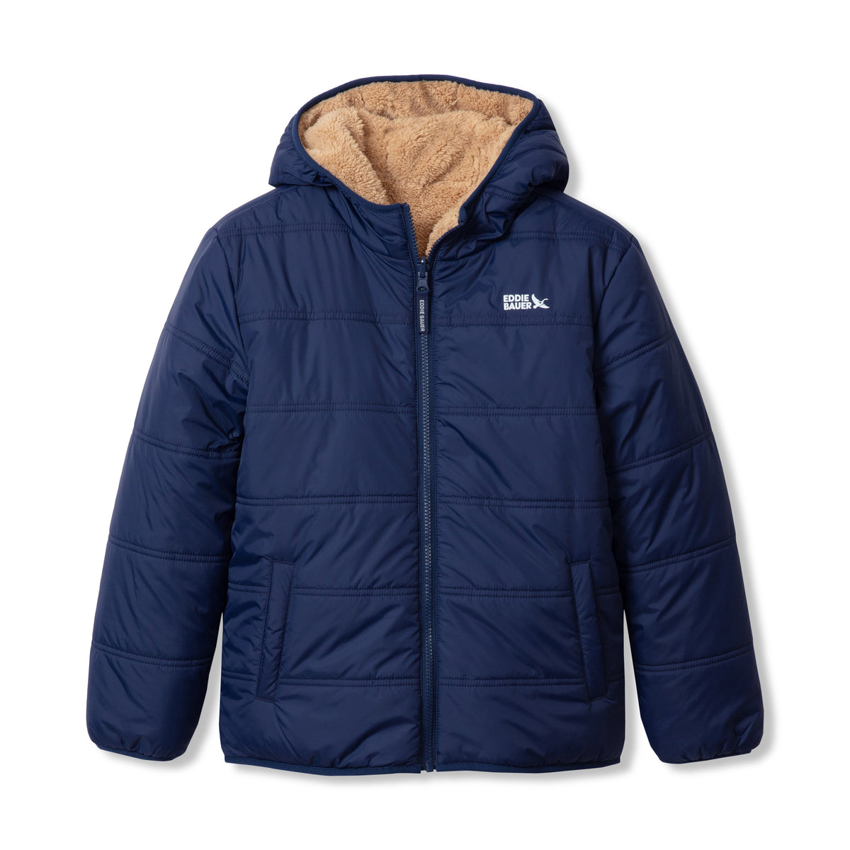 Boys Deer Harbor Reversible Hooded Jacket