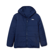 Boys Deer Harbor Reversible Hooded Jacket - PEACOAT