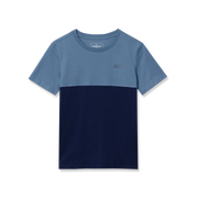 Boys SS Colorblock T-Shirt - MEDIEVAL BLUE