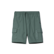Boys Cargo Hybrid Shorts - DARK FOREST