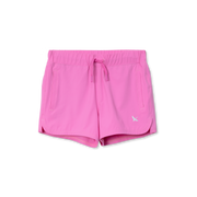 Girls Trail High Rise Active Shorts - SUPER PINK