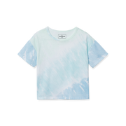 Girls Boxy Fit Printed T-Shirt - BELLE BLUE