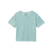 Girls Boxy Fit Printed T-Shirt - CANAL BLUE