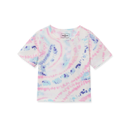 Girls Boxy Fit Printed T-Shirt - EGRET