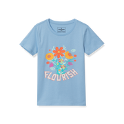 Girls SS Graphic T-Shirt - BELLE BLUE