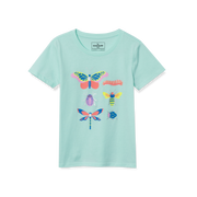 Girls SS Graphic T-Shirt - BROOK GREEN