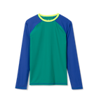 Boys Sea Spray Colorblock LS Rashguard