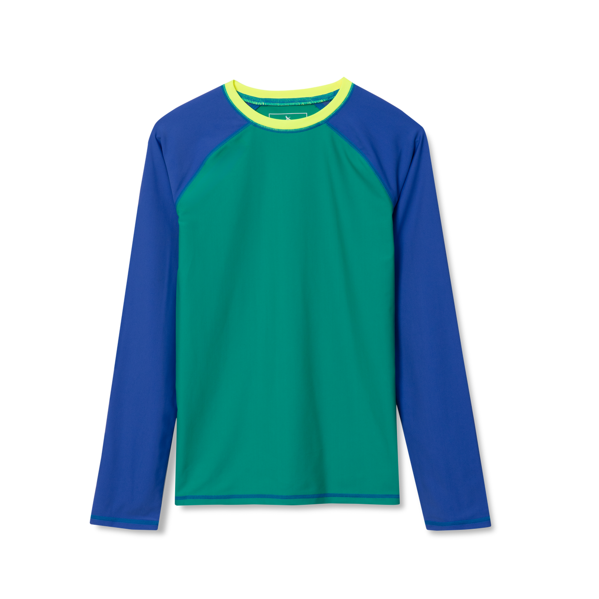 Boys Sea Spray Colorblock LS Rashguard
