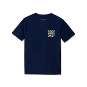 Boys Sea Spray Short Sleeve Graphic Rashguard - MEDIEVAL BLUE