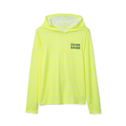 Boys Sea Spray Hooded Fishing Rashguard - SAFETY YELLOW