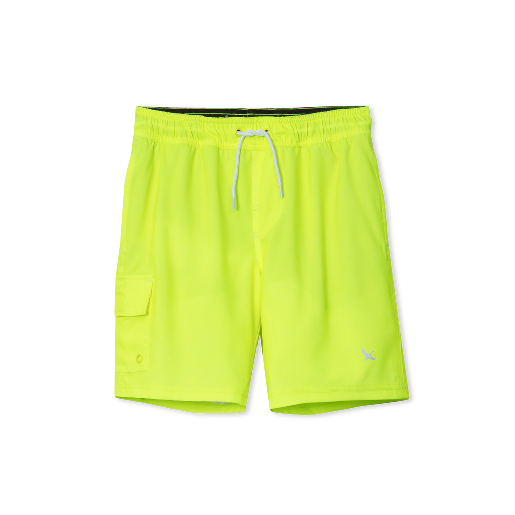 Boys Sea Spray Solid Comfort Liner Swim Shorts