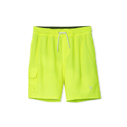 Boys Sea Spray Solid Comfort Liner Swim Shorts - DUSTY BLUE