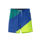 Boys Sea Spray Colorblock Comfort Liner Swim Shorts