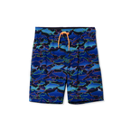 Boys Sea Spray Printed Comfort Liner Swim Shorts