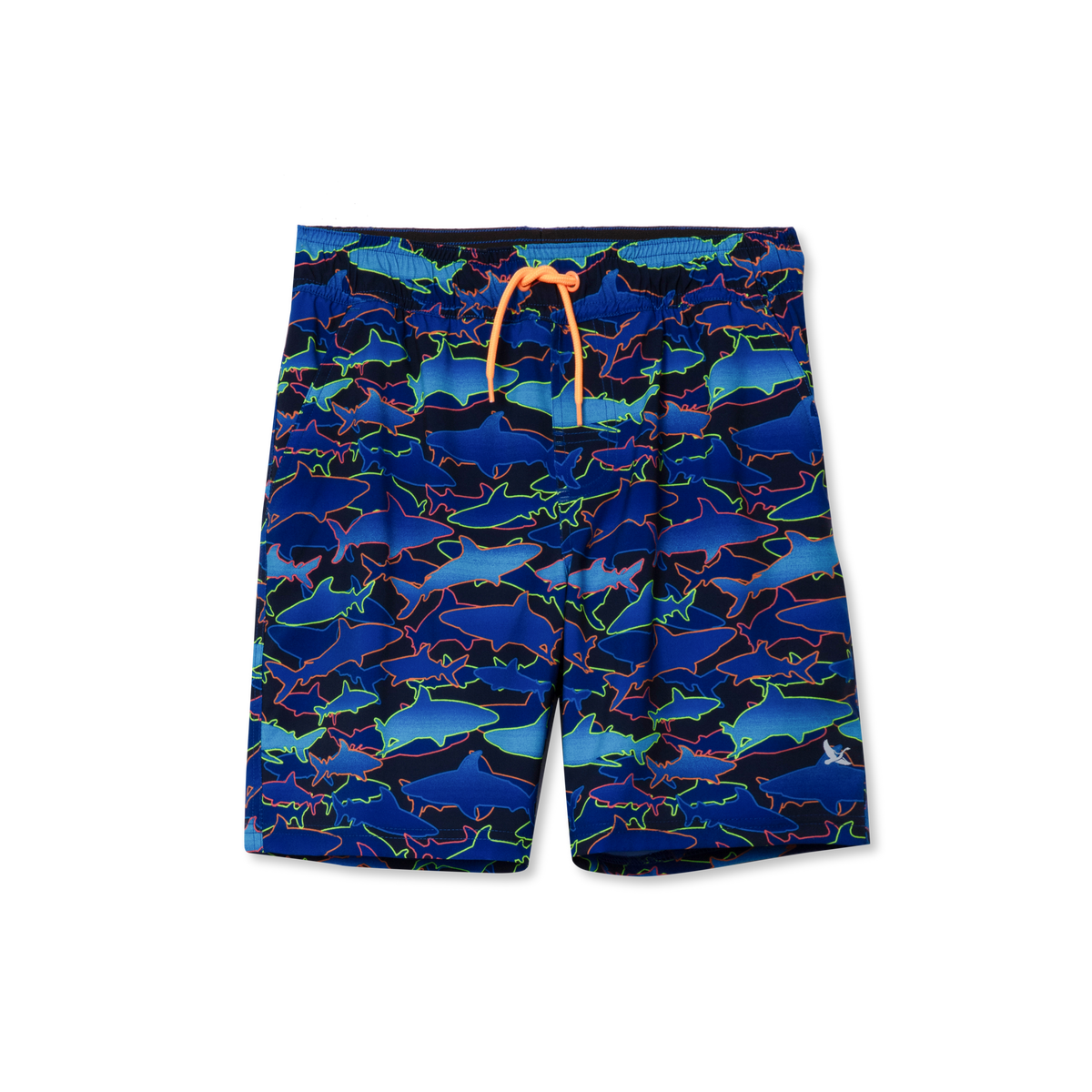 Boys Sea Spray Printed Comfort Liner Swim Shorts