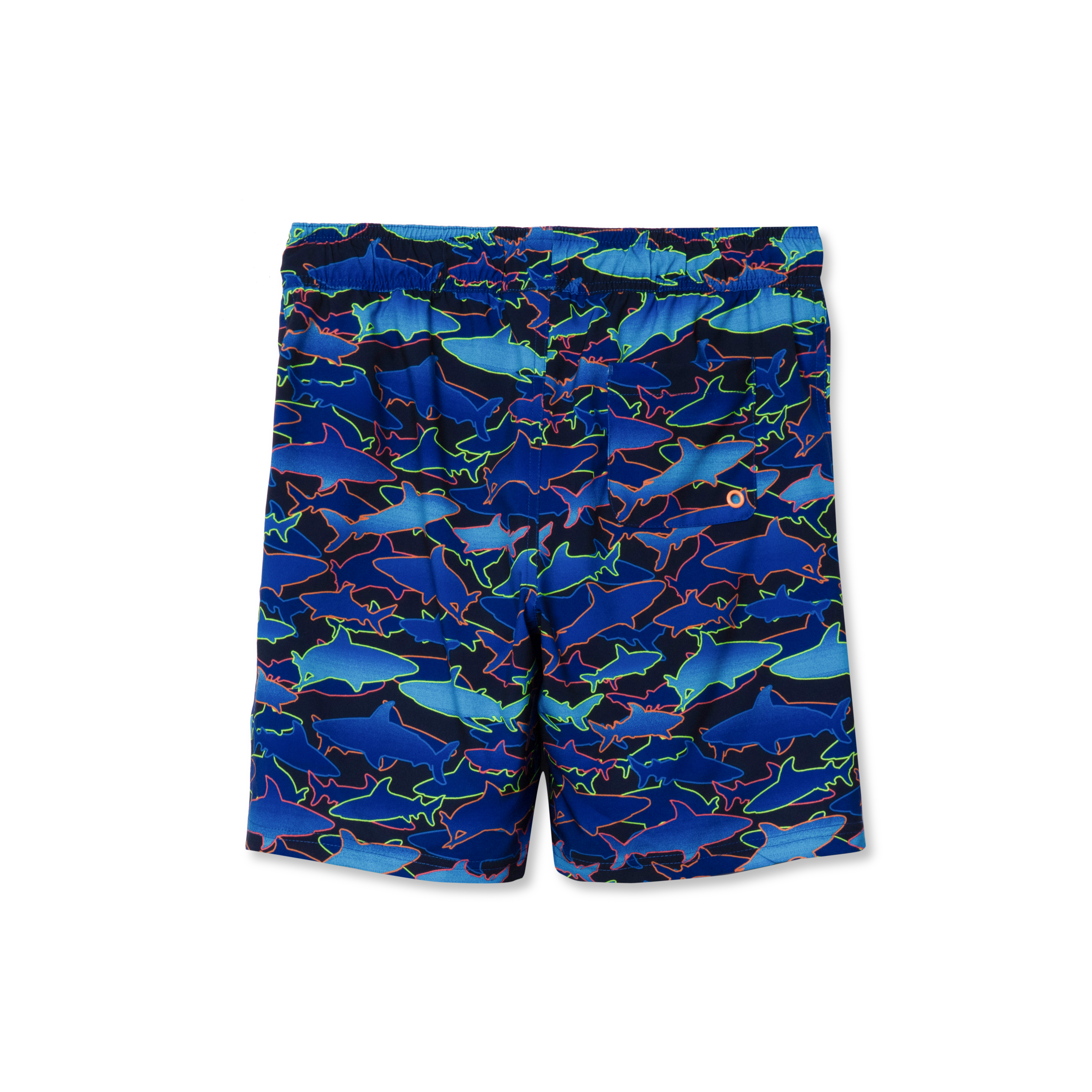 Boys Sea Spray Printed Comfort Liner Swim Shorts