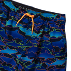 Boys Sea Spray Printed Comfort Liner Swim Shorts