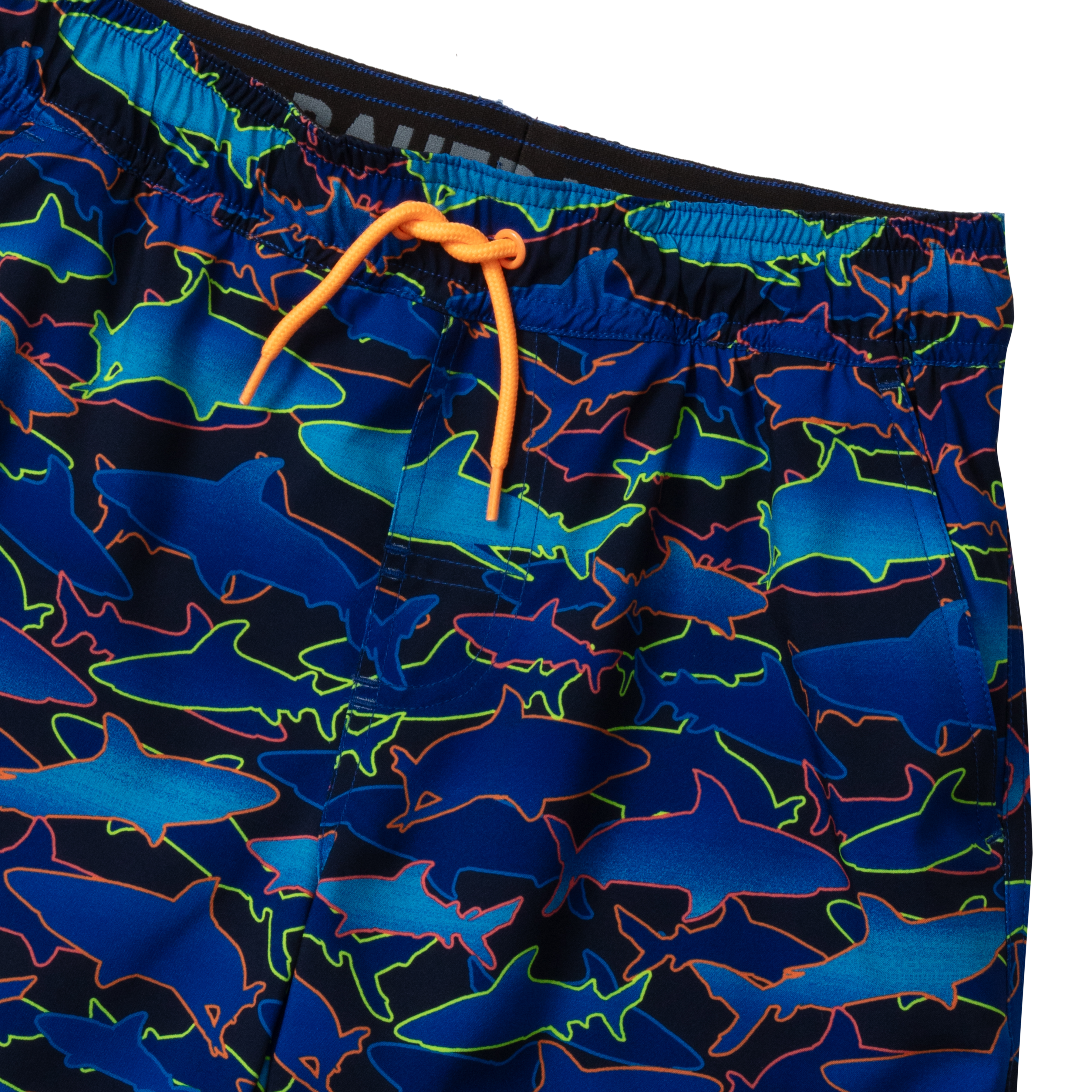 Boys Sea Spray Printed Comfort Liner Swim Shorts