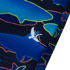 Boys Sea Spray Printed Comfort Liner Swim Shorts