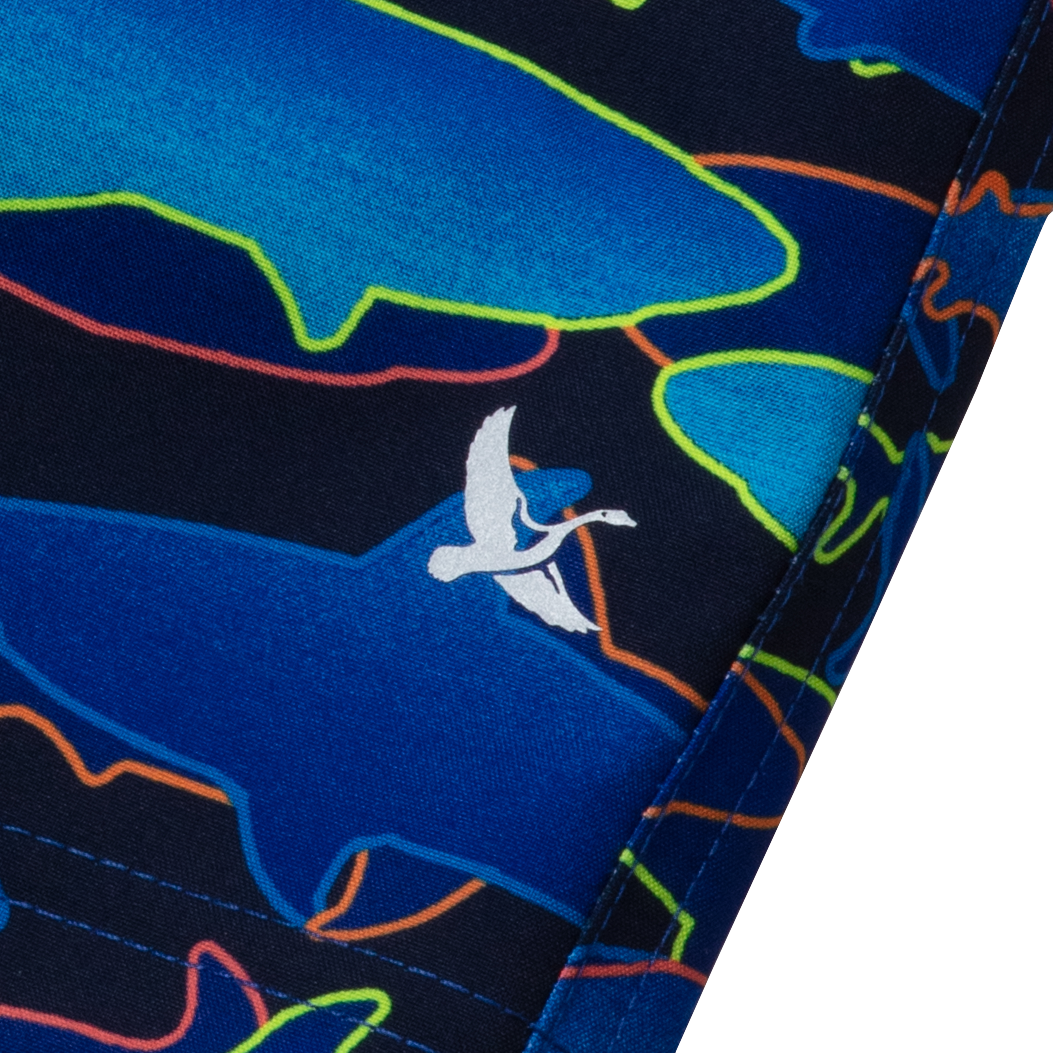 Boys Sea Spray Printed Comfort Liner Swim Shorts
