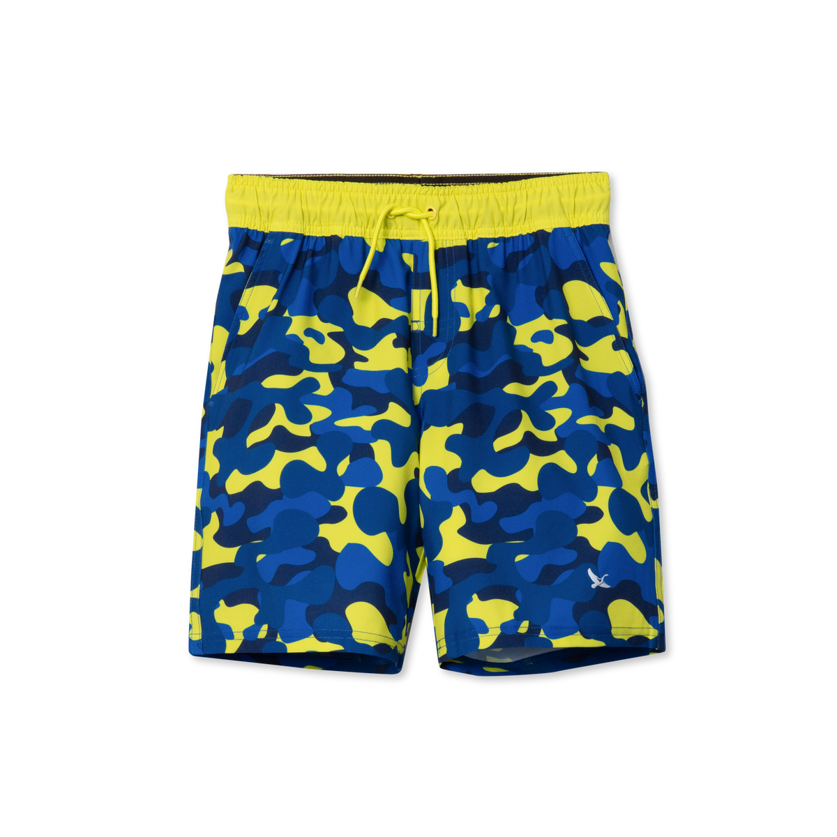 Boys Sea Spray Printed Comfort Liner Swim Shorts