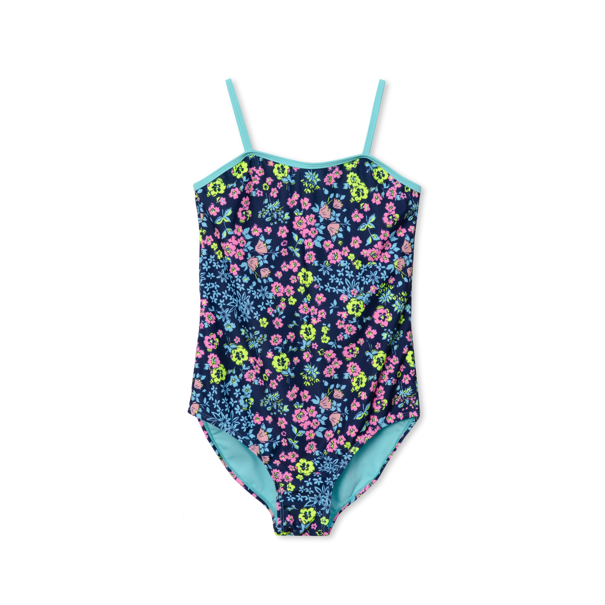 Girls Sea Spray Printed Swimsuit
