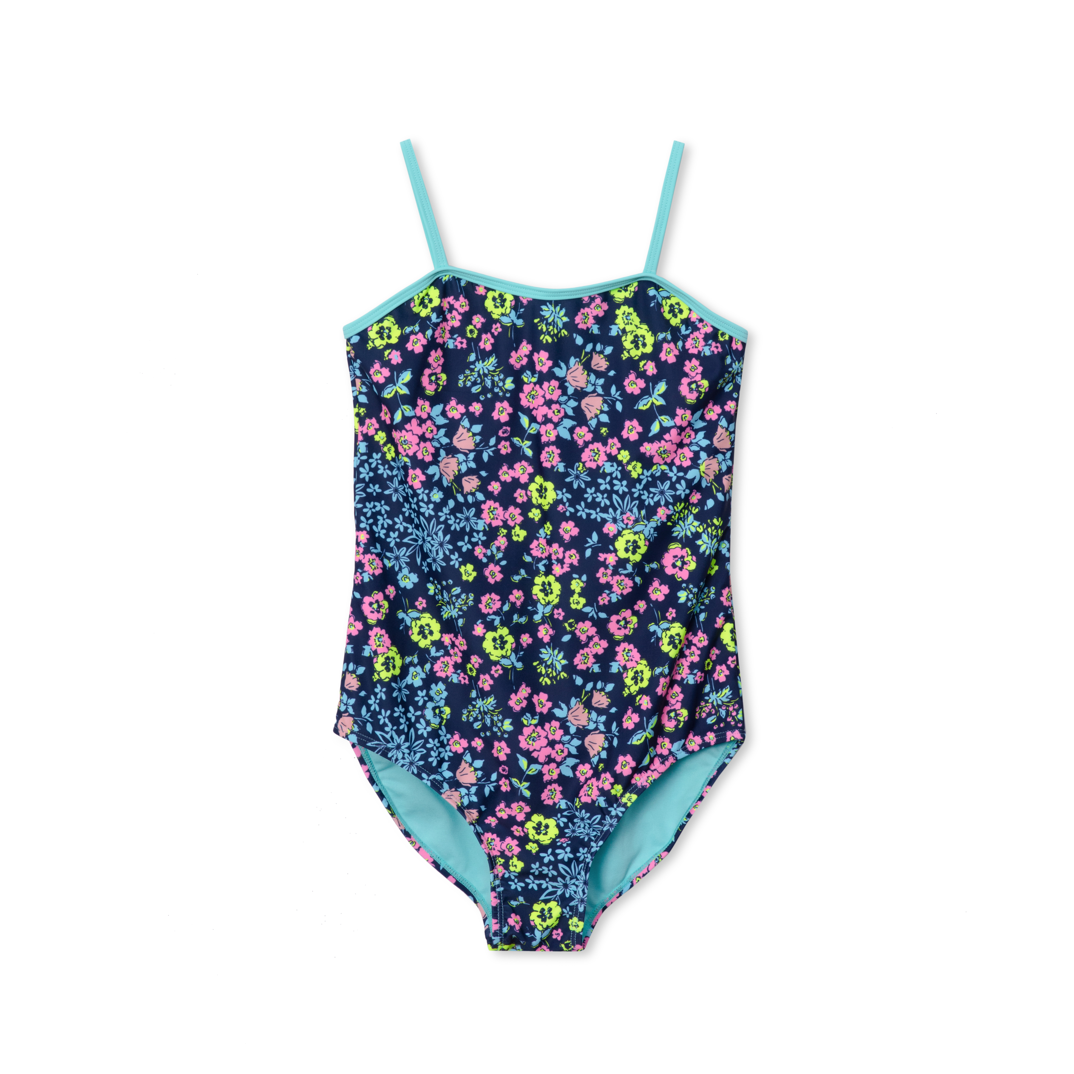 Girls Sea Spray Printed Swimsuit
