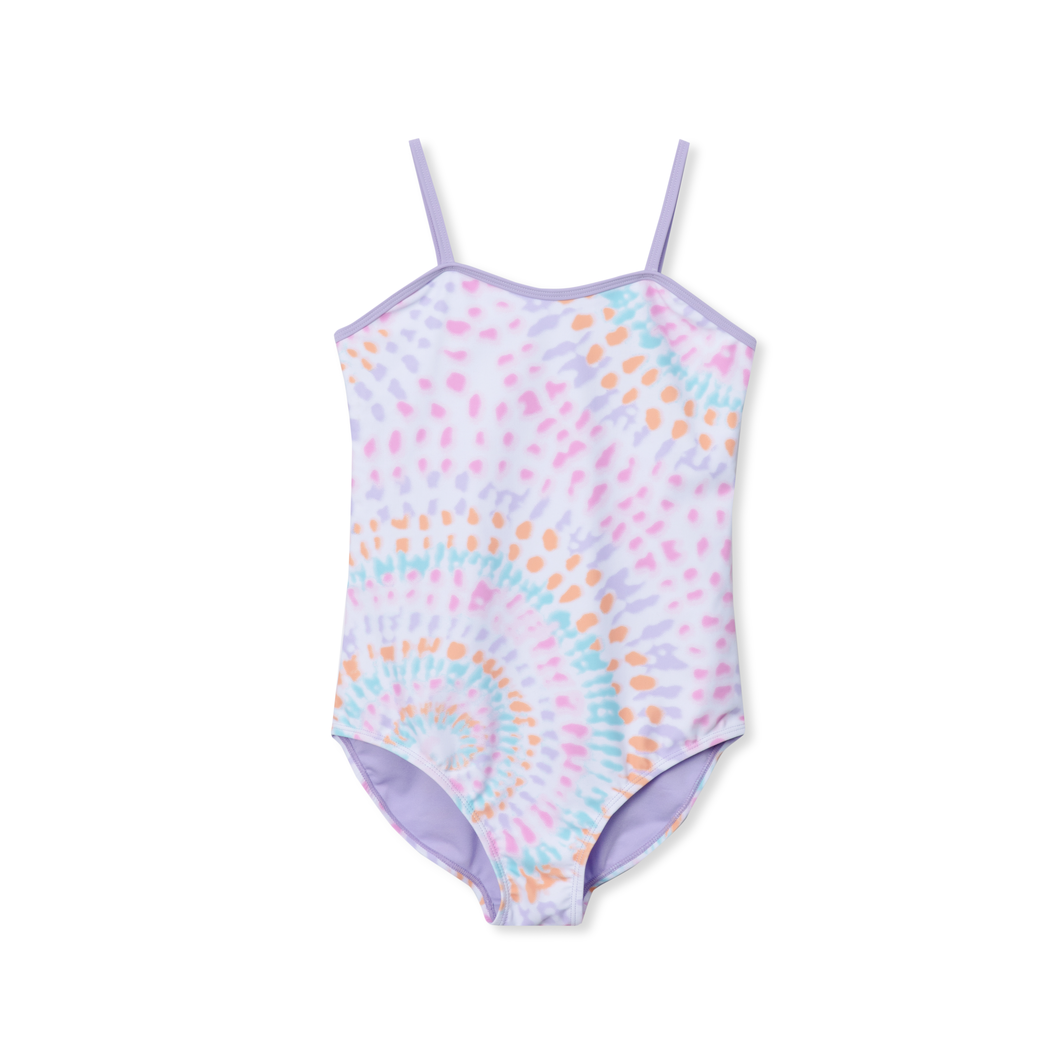 Girls Sea Spray Printed Swimsuit