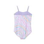 Girls Sea Spray Printed Swimsuit