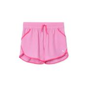 Girls Sea Spray Woven Cover Up Shorts - KNOCKOUT PINK