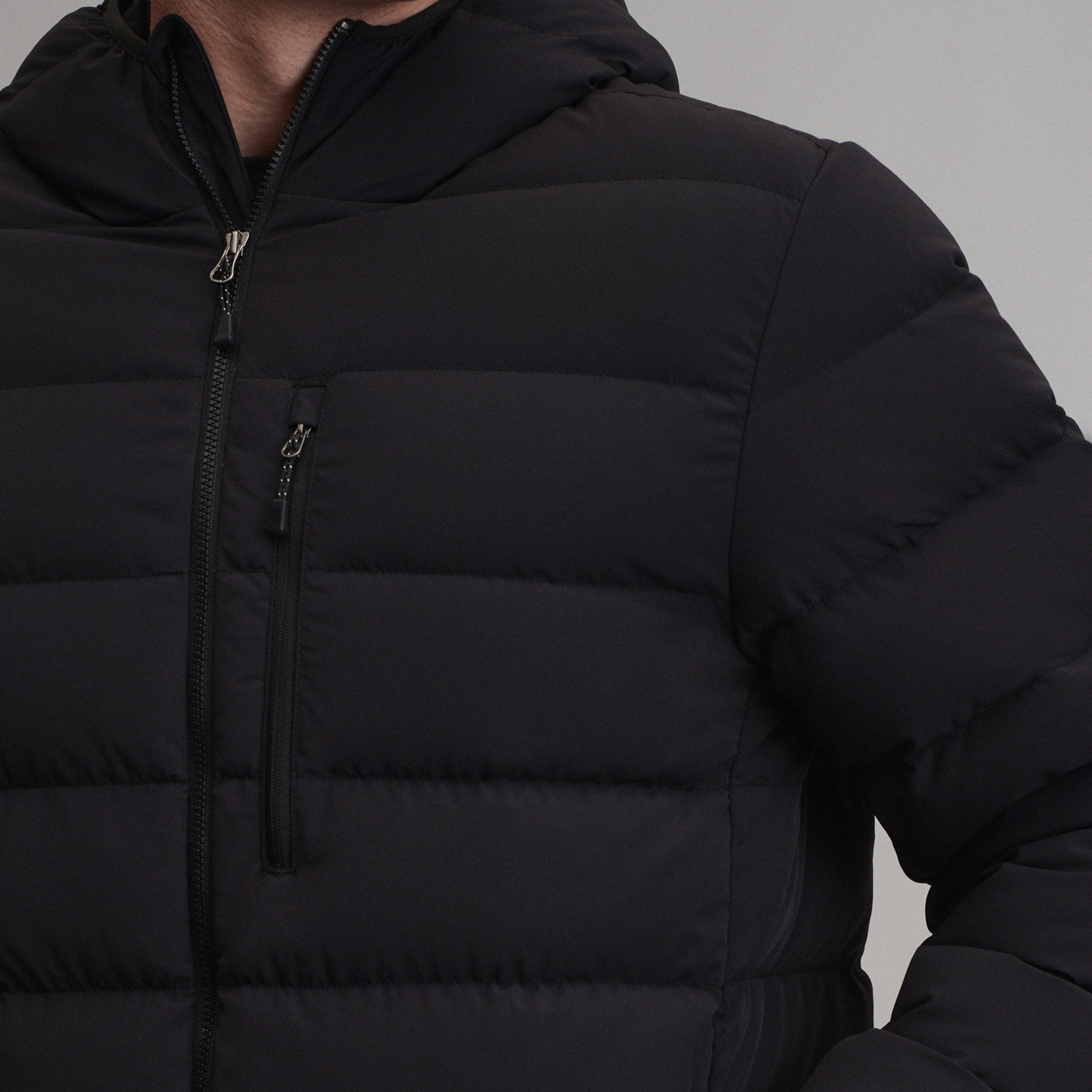 Men's EB Stretch Down Hooded Jacket