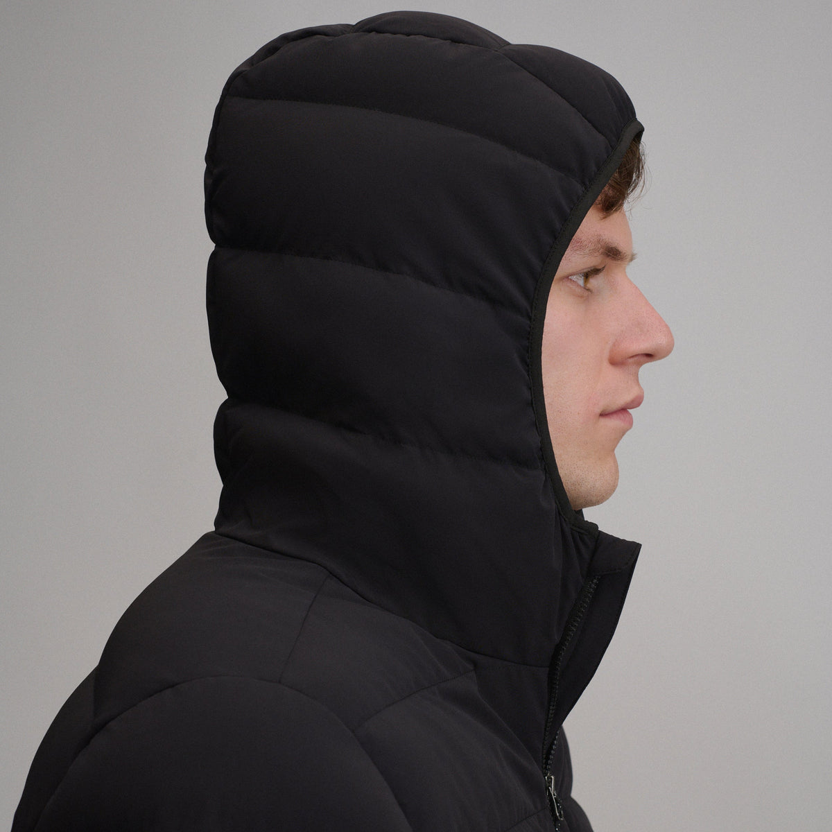 Men's EB Stretch Down Hooded Jacket