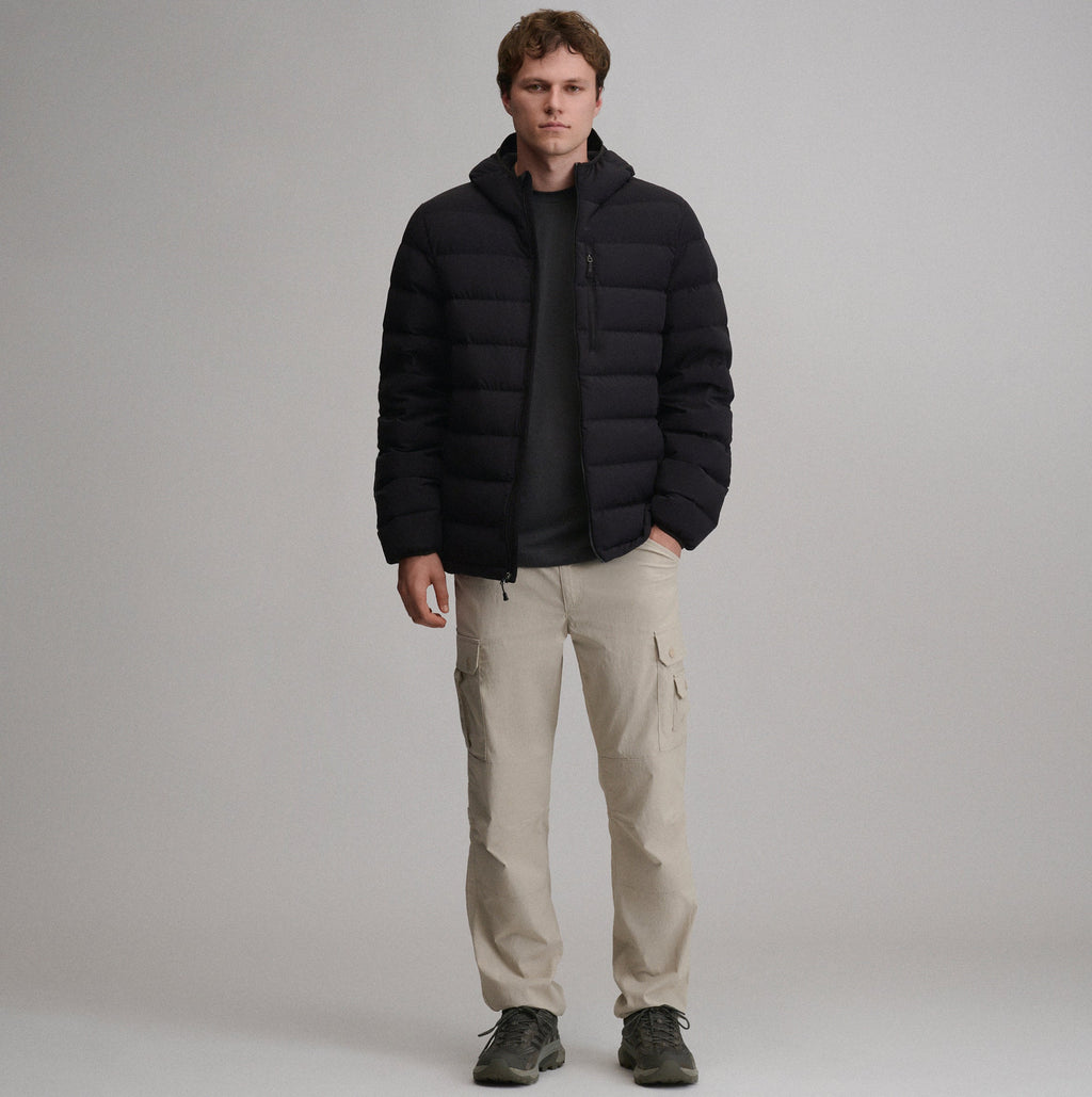 Men's EB Stretch Down Hooded Jacket
