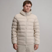 Men's EB Stretch Down Hooded Jacket - Jute