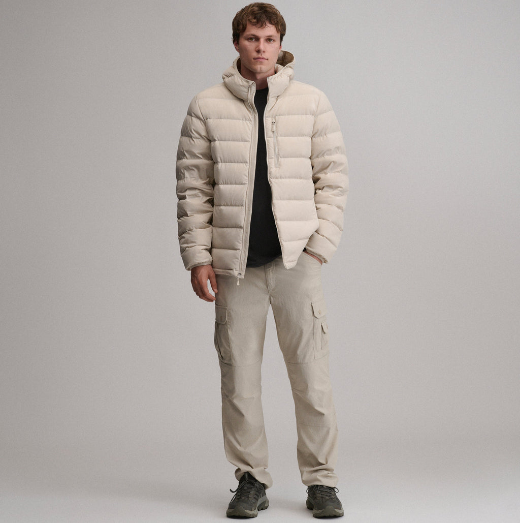 Men's EB Stretch Down Hooded Jacket