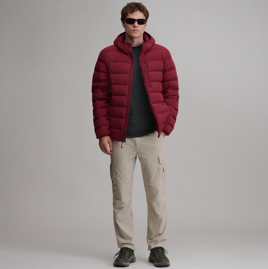Men's EB Stretch Down Hooded Jacket
