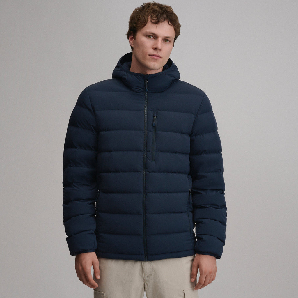 Men's EB Stretch Down Hooded Jacket