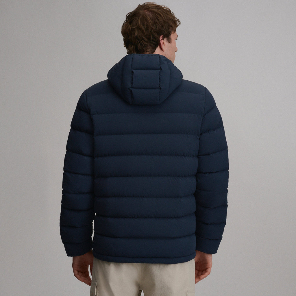 Men's EB Stretch Down Hooded Jacket
