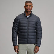 Men's Cirruslite Down Hooded Jacket - Dark Smoke Heather