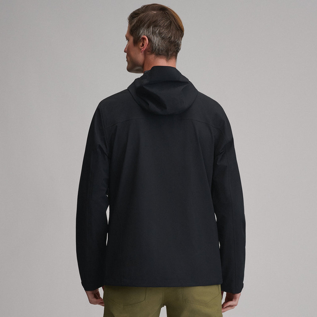 Men's Cloud Cap Waterproof Stretch Hooded Rain Jacket