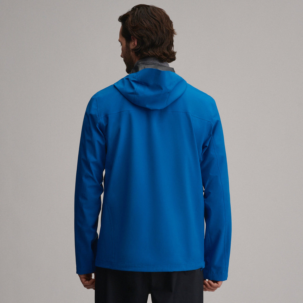 Men's Cloud Cap Waterproof Stretch Hooded Rain Jacket