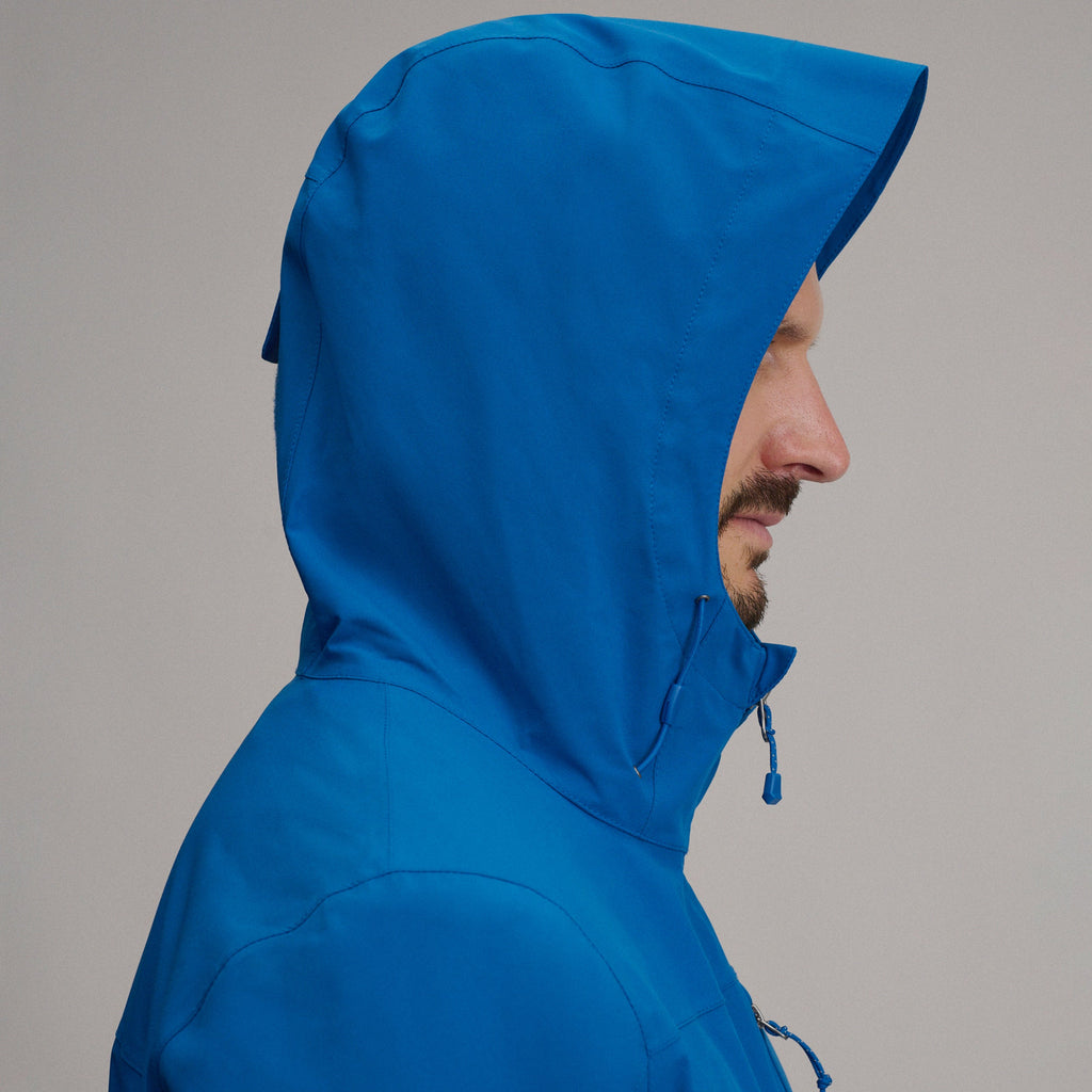 Men's Cloud Cap Waterproof Stretch Hooded Rain Jacket