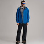 Men's Cloud Cap Waterproof Stretch Hooded Rain Jacket
