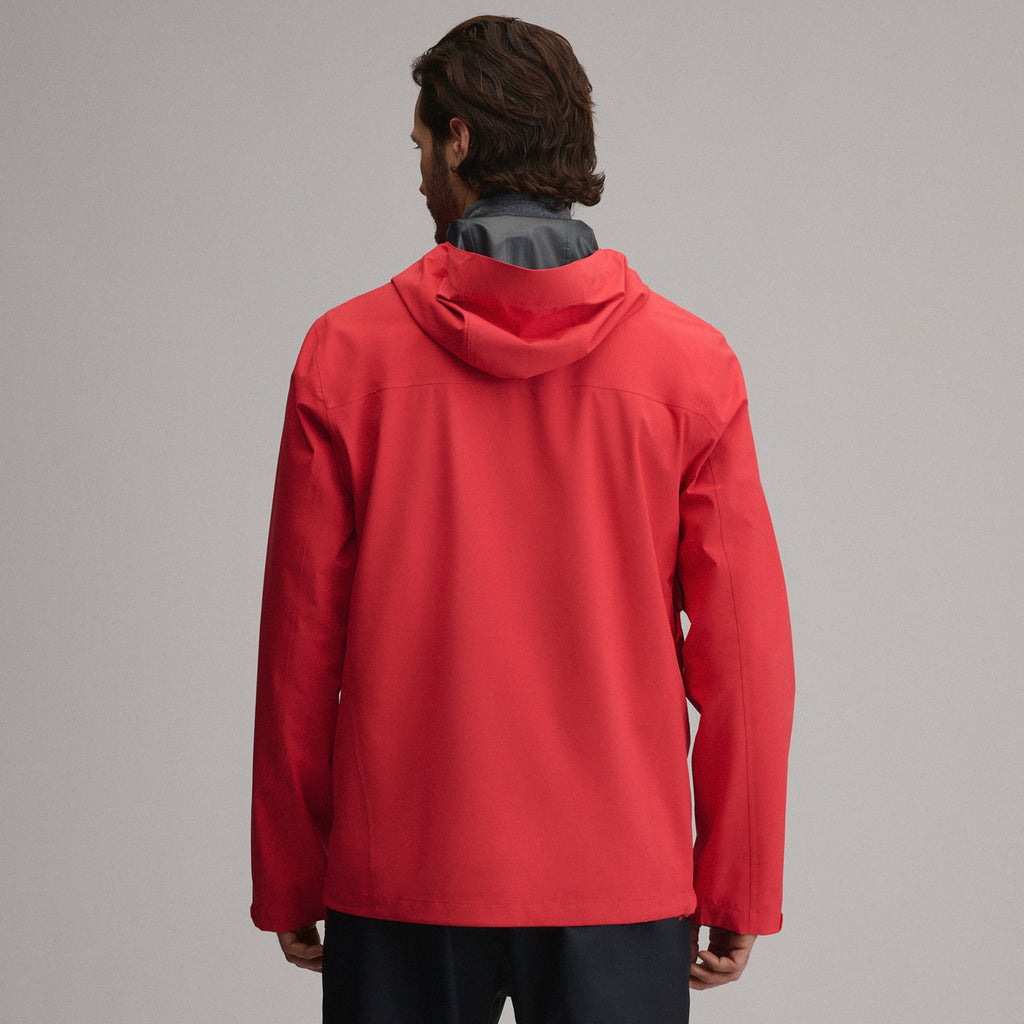 Men's Cloud Cap Waterproof Stretch Hooded Rain Jacket