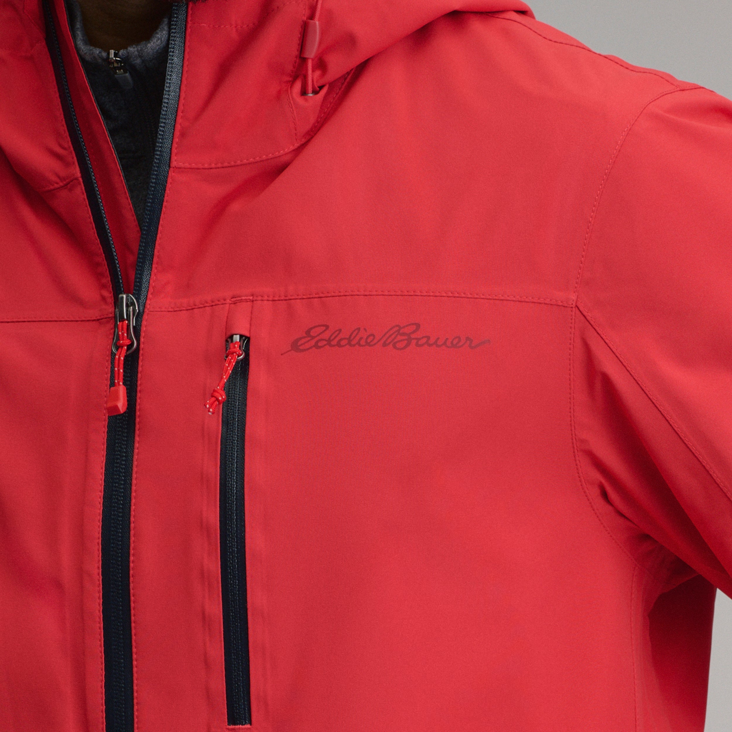 Men's Cloud Cap Waterproof Stretch Hooded Rain Jacket