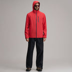 Men's Cloud Cap Waterproof Stretch Hooded Rain Jacket